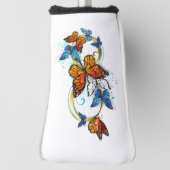 Unendlichkeit von Monarchfaltern Golf Headcover (Rotieren 90)