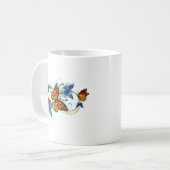 Unendlichkeit von Monarchfaltern Kaffeetasse (Vorderseite Links)
