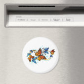 Unendlichkeit von Monarchfaltern Magnet (In Situ (Geschirrspüler))