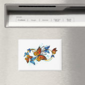 Unendlichkeit von Monarchfaltern Magnet (In Situ (Geschirrspüler))