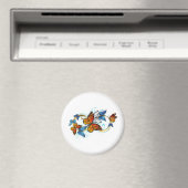 Unendlichkeit von Monarchfaltern Magnet (In Situ (Geschirrspüler))