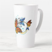 Unendlichkeit von Monarchfaltern Milchtasse (Rechte Ecke)