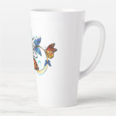Unendlichkeit von Monarchfaltern Milchtasse (Rechts)