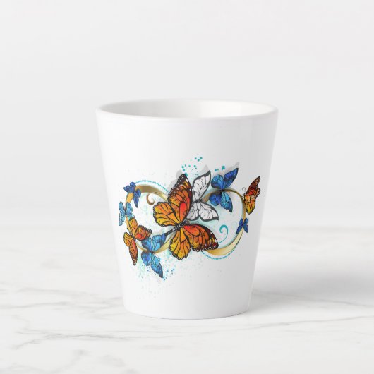 Unendlichkeit von Monarchfaltern Milchtasse (Vorderseite)
