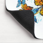 Unendlichkeit von Monarchfaltern Mousepad (Ecke)