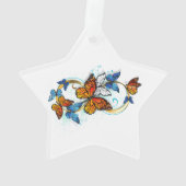 Unendlichkeit von Monarchfaltern Ornament (Rückseite)