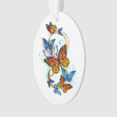 Unendlichkeit von Monarchfaltern Ornament (Vorderseite)
