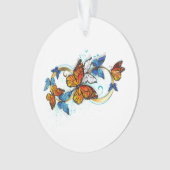 Unendlichkeit von Monarchfaltern Ornament (Vorderseite)