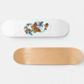 Unendlichkeit von Monarchfaltern Skateboard (Horizontal)