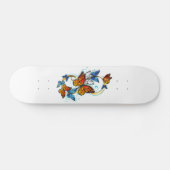 Unendlichkeit von Monarchfaltern Skateboard (Horizontal)