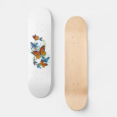 Unendlichkeit von Monarchfaltern Skateboard (Vorderseite)