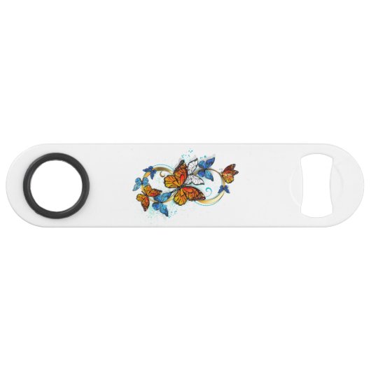 Unendlichkeit von Monarchfaltern Speed Flaschenöffner (Vorderseite (Horizontal))