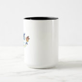 Unendlichkeit von Monarchfaltern Tasse (Zentrum)