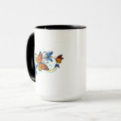 Unendlichkeit von Monarchfaltern Tasse (Vorderseite Links)