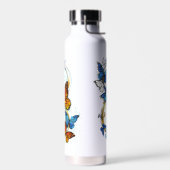 Unendlichkeit von Monarchfaltern Trinkflasche (Links)