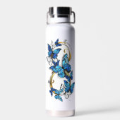 Unendlichkeit von Monarchfaltern Trinkflasche (Rückseite)