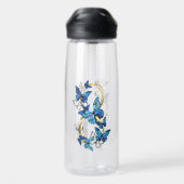 Unendlichkeit von Monarchfaltern Trinkflasche (Rückseite)