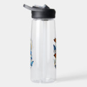 Unendlichkeit von Monarchfaltern Trinkflasche (Rechts)