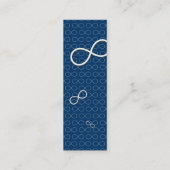 Unendlichkeit - Wissenschaftler-Visitenkarte Mini Visitenkarte (Rückseite)