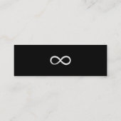 Unendlichkeit - Wissenschaftler-Visitenkarte Mini Visitenkarte (Rückseite)