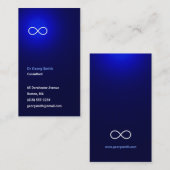 Unendlichkeit - Wissenschaftler-Visitenkarte Visitenkarte (Vorne/Hinten)