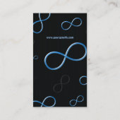 Unendlichkeit - Wissenschaftler-Visitenkarte Visitenkarte (Rückseite)