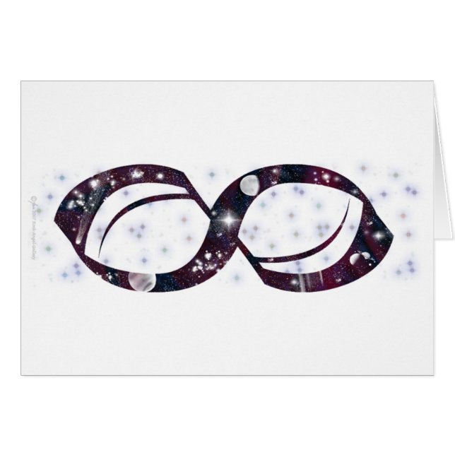 Unendlichkeits-Karte (Vorderseite (Horizontal))