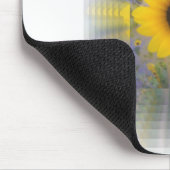 Unendlichkeits-Sonnenblume Mousepad (Ecke)