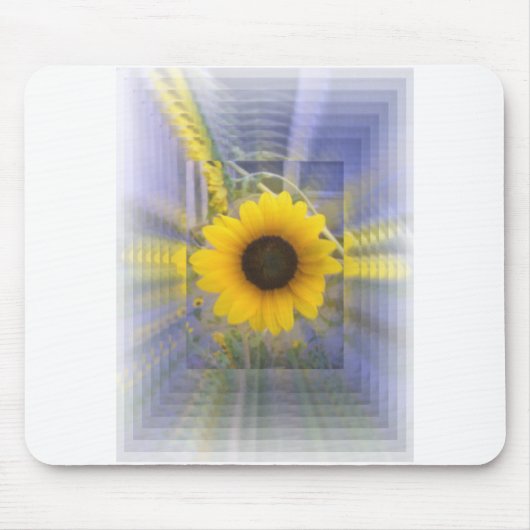 Unendlichkeits-Sonnenblume Mousepad (Vorne)