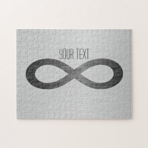 Unendlichkeits-Symbol auf Puzzle