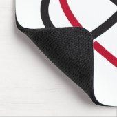 Unendlichkeitsherz, immer währende Liebe Mousepad (Ecke)