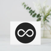 Unendlichkeitsideologie Postkarte (Stehend Vorderseite)