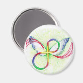 Unendlichkeitskreuz Magnet (Vorderseite/Rückseite)