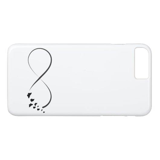 Unendlichkeitsschmetterlingssymbol Case-Mate iPhone Hülle (Rückseite (Horizontal))