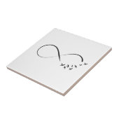 Unendlichkeitsschwalbensymbol Fliese (Seite)