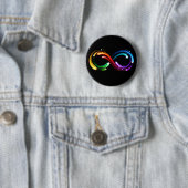 Unendlichkeitssymbol aus Regenbogenkometen Button (Beispiel)