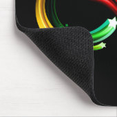 Unendlichkeitssymbol aus Regenbogenkometen Mousepad (Ecke)