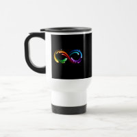 Unendlichkeitssymbol aus Regenbogenkometen
