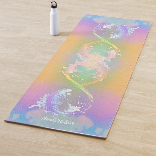 Unendlichkeitssymbol, Holografischer Regenbogen, P Yogamatte (Beispiel)