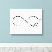 Unendlichkeitssymbol Leinwanddruck (Insitu (Holzboden))