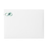 Unendlichkeitssymbol mit Peacock Feather (Vorderseite)