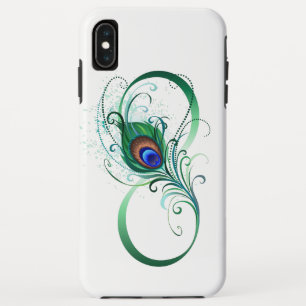 Unendlichkeitssymbol mit Peacock Feather Case-Mate iPhone Hülle