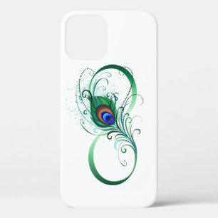 Unendlichkeitssymbol mit Peacock Feather Case-Mate iPhone Hülle