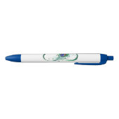Unendlichkeitssymbol mit Peacock Feather Kugelschreiber (Unterseite)