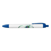 Unendlichkeitssymbol mit Peacock Feather Kugelschreiber (Oberseite)