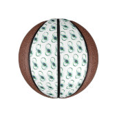 Unendlichkeitssymbol mit Peacock Feather Mini Basketball (Vertikal)