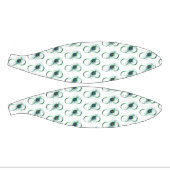 Unendlichkeitssymbol mit Peacock Feather Mini Basketball (Panele)