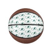 Unendlichkeitssymbol mit Peacock Feather Mini Basketball (Vorderseite)