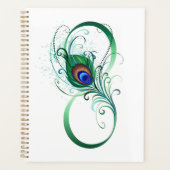 Unendlichkeitssymbol mit Peacock Feather Planer (Vorderseite)