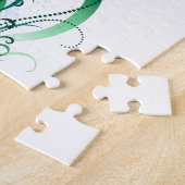 Unendlichkeitssymbol mit Peacock Feather Puzzle (Seite)